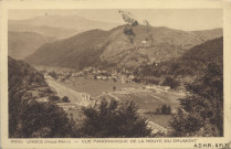 Urbès : vue panoramique de la route du Drumont