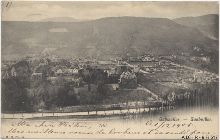 Guebwiller : vue générale
