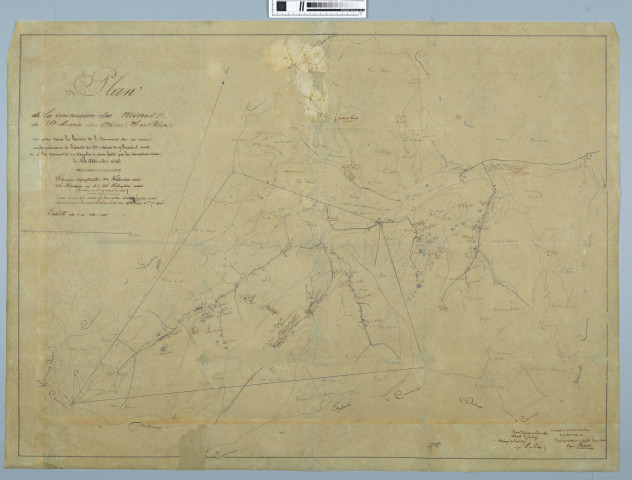 Mines de plomb, cuivre et argent de Sainte-Marie-aux-Mines [fonds des Ponts et Chaussées] 
