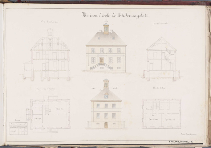 Magstatt-le-Bas - école des garçons et filles