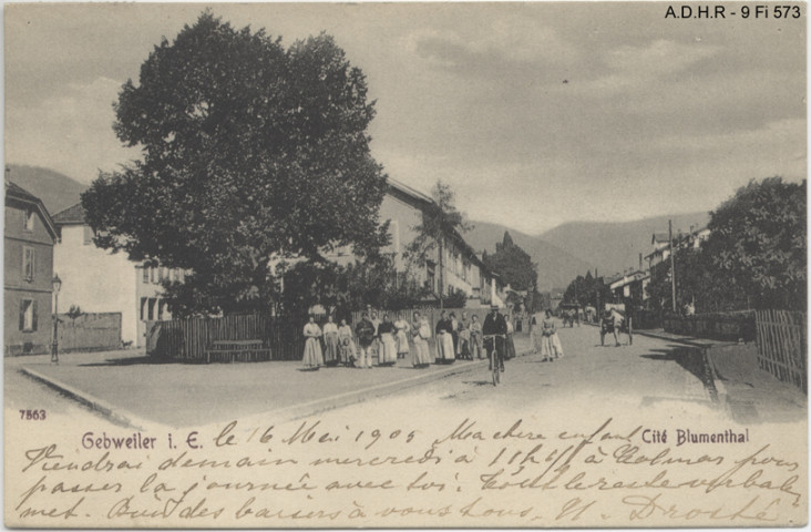 Guebwiller : cité Blumenthal