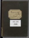 Répertoire chronologique Me Noel, 28 novembre 1890 - 12 décembre 1892 Répertoire chronologique Me Andrae, 10 janvier 1893 - 28 juillet 1894