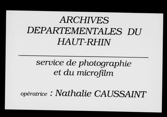 Du 1er janvier 1899 au 16 juin 1899