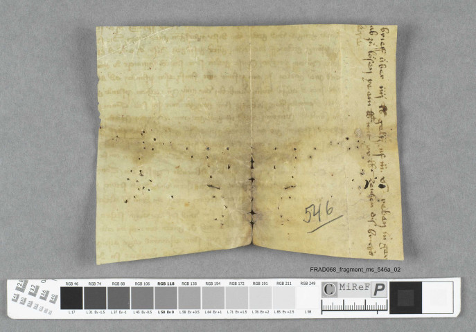 Fragment ms 546a