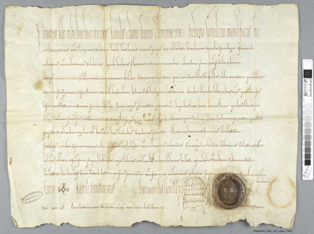 Diplôme de Charles le Gros