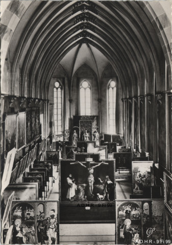 Colmar : musée Unterlinden : retable d'Issenheim : état de la chapelle vers 1914