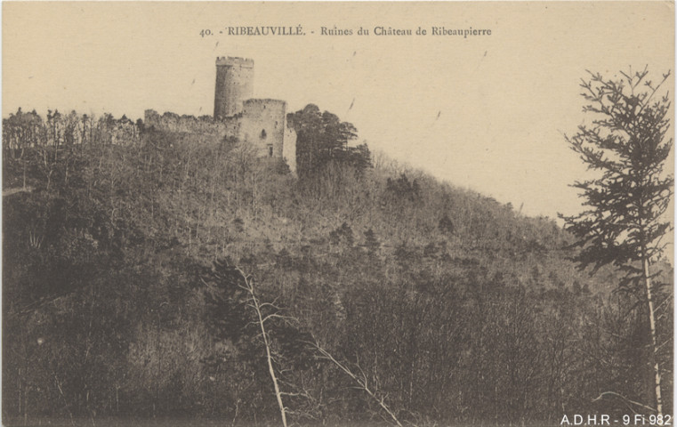 Ribeauvillé : château du Hohrappolstein (ruines)