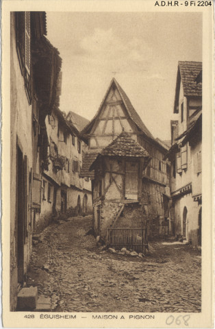 Eguisheim, maison à pignon