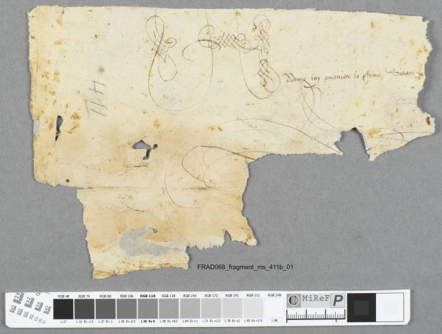 Fragment ms 411a