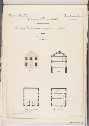 Obermorschwihr - école des garçons et filles