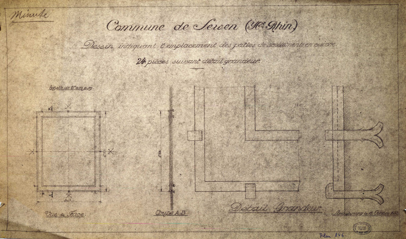 Chapelle de Sewen échelles variées