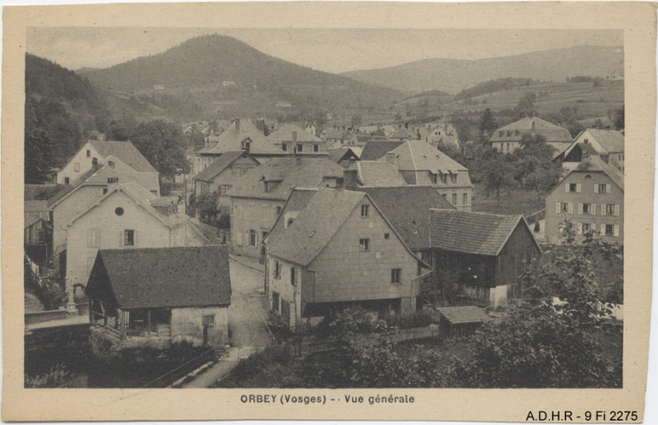 Orbey, vue générale