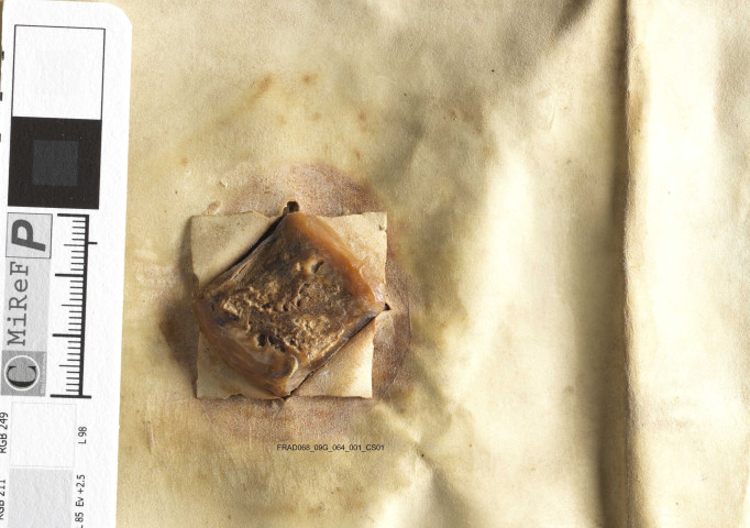 Confirmation par l'Abbé Bertold d'un échange de biens