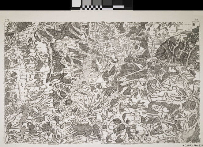 Carte de l'Alsace d'après Cassini