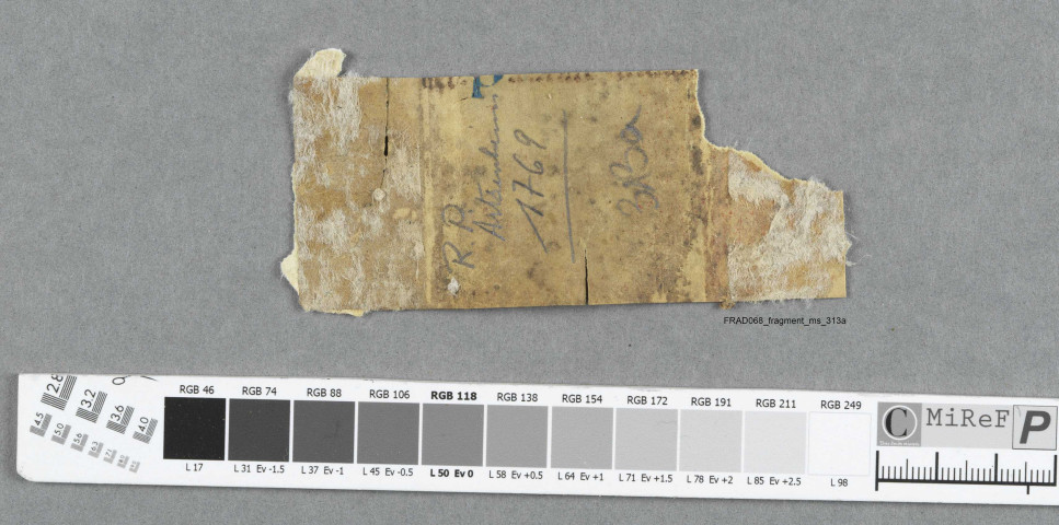 Fragment ms 313a