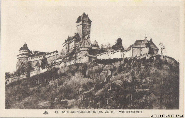 Haut-Koenigsbourg, vue d'ensemble