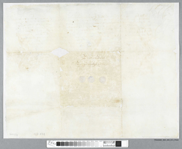 Bereinmandat délivré par la Régence d'Ensisheim concernant la cour colongère de Reiningue