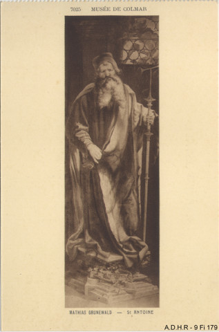 Colmar : musée Unterlinden : saint Antoine, de Mathias Grunewald