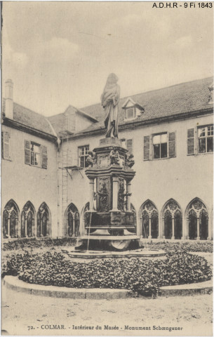 Colmar, musé d'Unterlinden, monument Schoengauer
