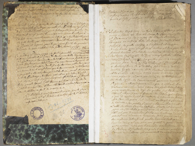 Lapoutroie - Paroisse catholique Sainte-Odile - Registre de baptêmes et notes