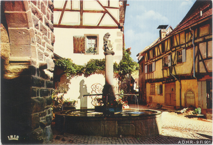 Riquewihr : fontaine de la Sinne