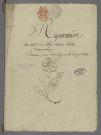 Double de répertoire chronologique Me Schiele