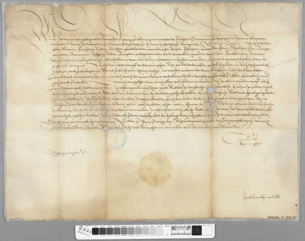Documents de la Régence d'Ensisheim