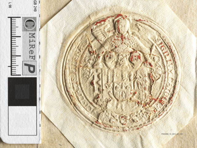 Lettres patentes de l'empereur Ferdinand II autorisant le capitaine Niclaus Weiss à lever des recrues