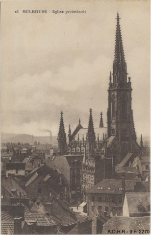 Mulhouse, église protestante, extérieur