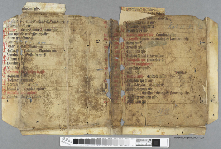 Fragment ms 411a