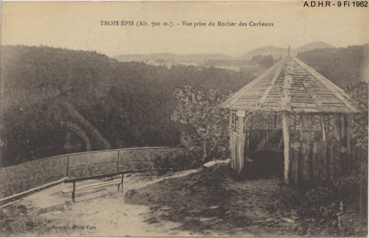 Trois-Epis, vue prise du rocher des corbeaux