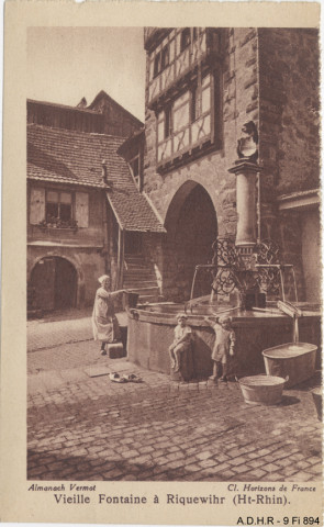 Riquewihr : fontaine de la Sinne