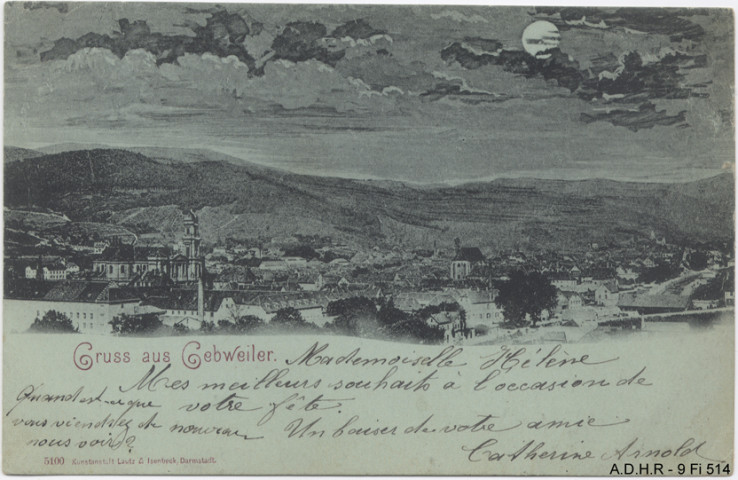 Guebwiller : vue générale