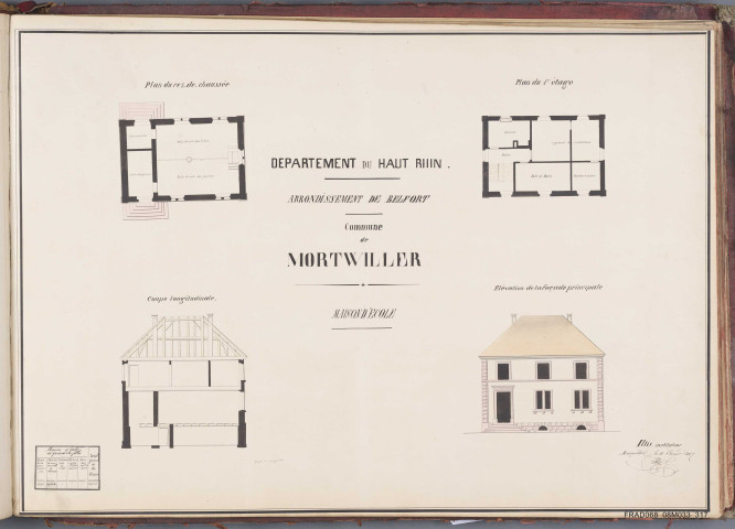 Mortzwiller - école des garçons et filles