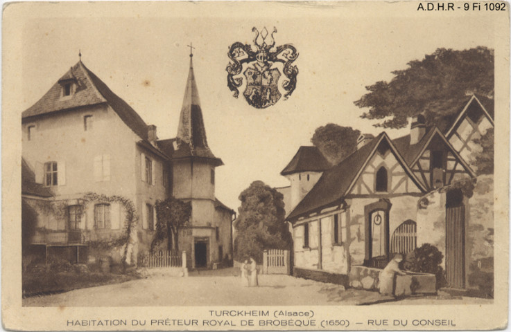 Türckheim : rue du conseil, habitation du prêteur royal de Brobèque (1650)