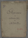 Répertoire chronologique Me Joseph Antoine Welte, 16 mars - 3 décembre 1852 Répertoire chronologique Me Marie Antoine Eugène Welte, 24 janvier -17 juin 1854