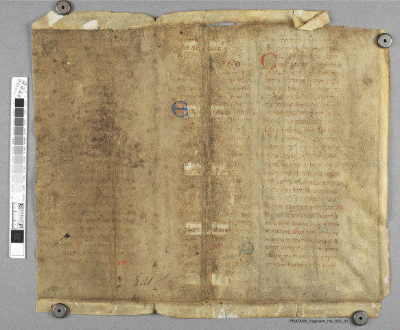 Fragment ms 553a