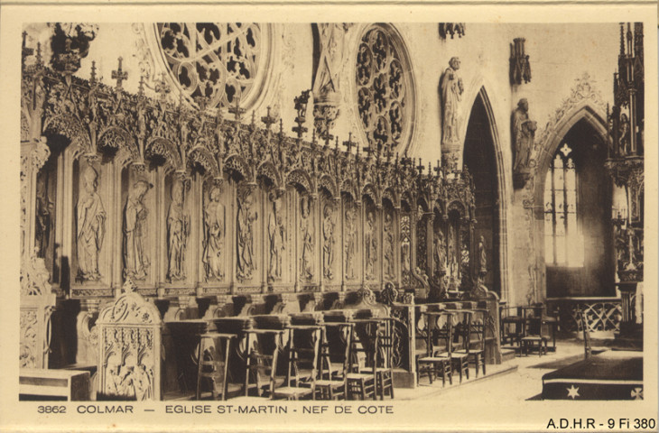 Colmar : église Saint-Martin, nef de côté