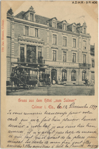 Colmar : hôtel du Saumon