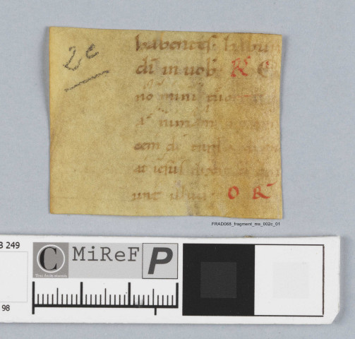 Fragment ms 002c