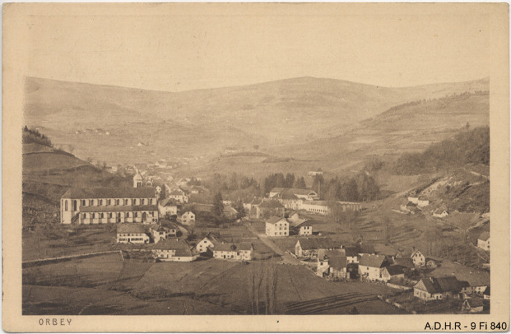 Orbey : vue générale