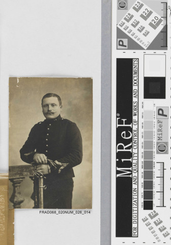 Portrait de Marcel (uniforme).