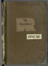 Répertoire alphabétique Me Antoine Wendling, 1830 - 1847 ; Me Kalt, 1847 - 1864