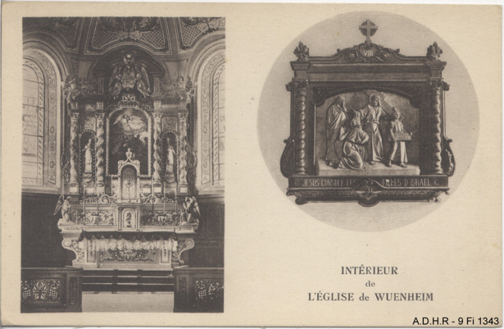 Wuenheim : intérieur de l'église