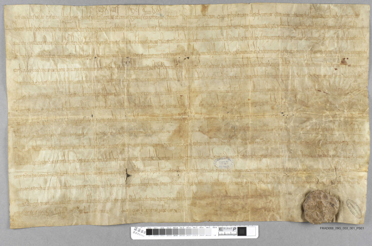 Diplôme de Thierry IV pour Murbach