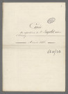 Double et copie de répertoire chronologique Me Armand Ignace Ingold