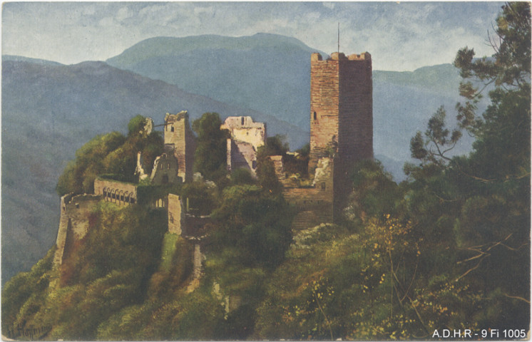 Ribeauvillé : ruines du château de St.-Ulrich