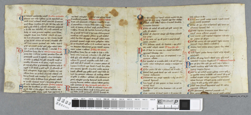 Fragment ms 471a