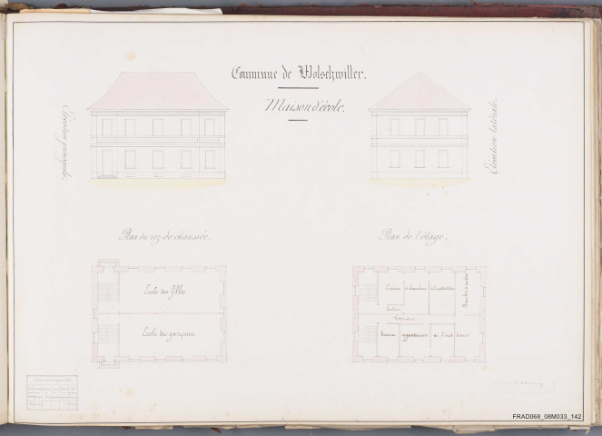 Wolschwiller - école des garçons et filles