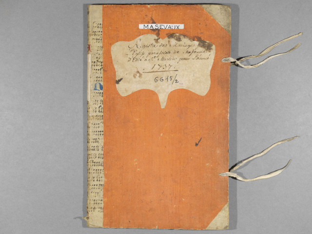 Masevaux - Paroisse catholique Saint-Martin - Registre de mariages